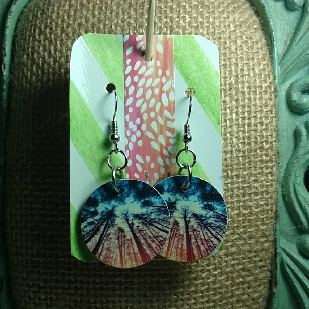 Sunset Among the Trees Earrings